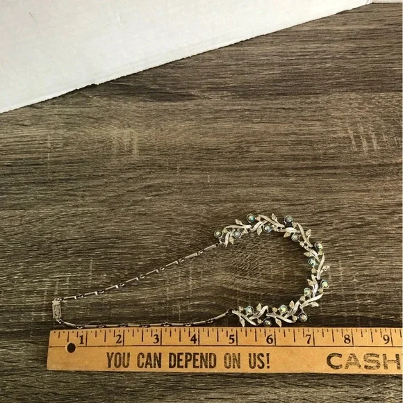 Vtg Rhinestone  Necklace - Picture 8 of 9